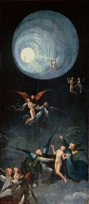 Hieronymus Bosch - Ascent of the Blessed - The Tunnel of Light - Calogero Grifasi