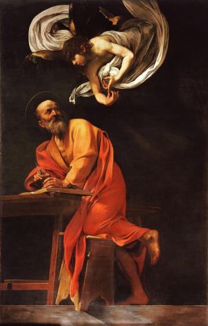 Spirit Guides - Michelangelo Caravaggio - Saint Matthew and the Angel